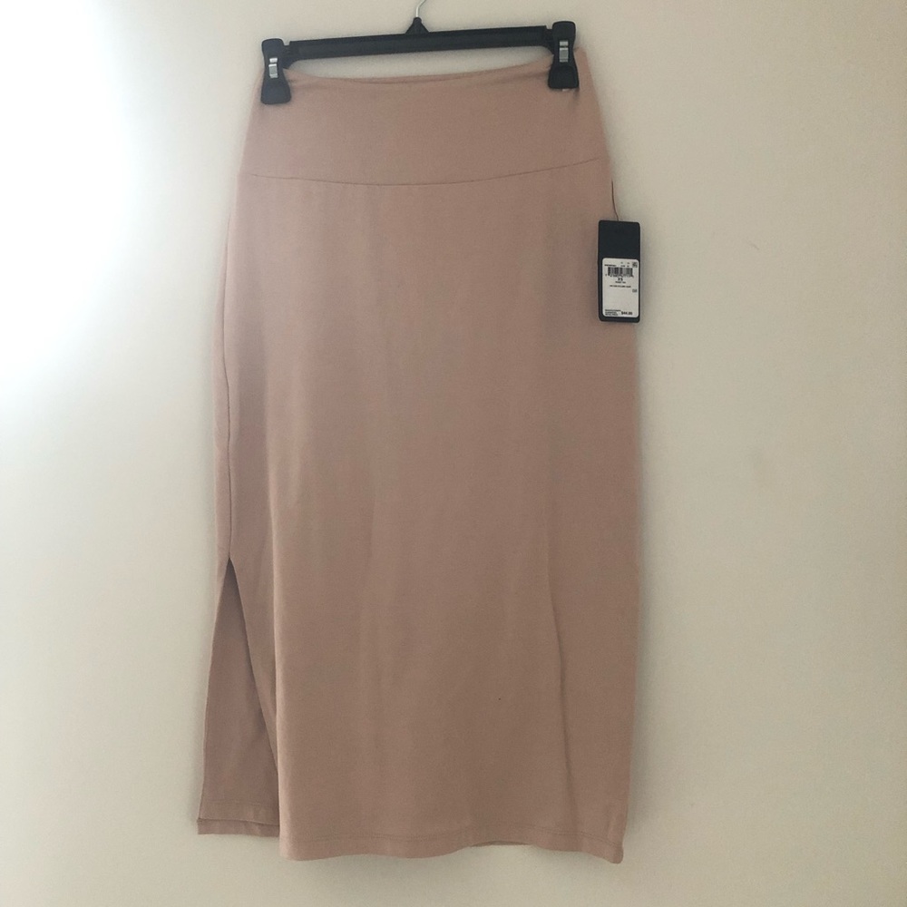 Guess Pencil Skirt Nude With Thigh Split